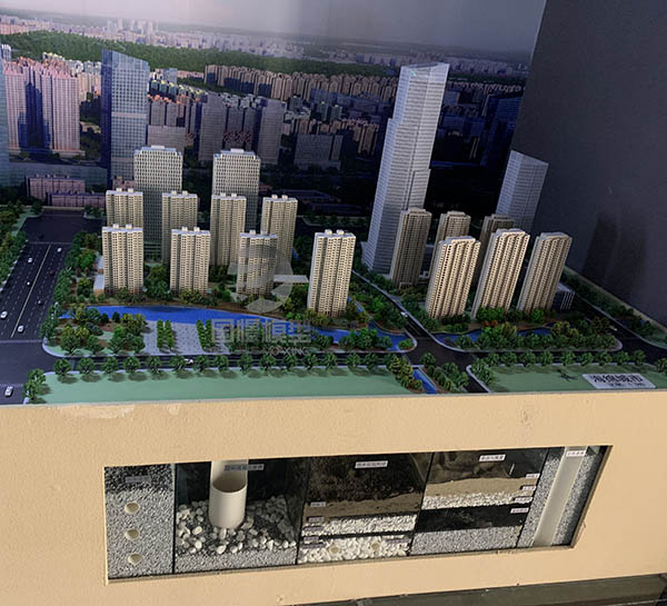 中宁县建筑模型